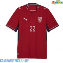Camisa de time de futebol República Checa Tomas Soucek #22 Replicas 1º Equipamento Mundo 2026 Manga Curta